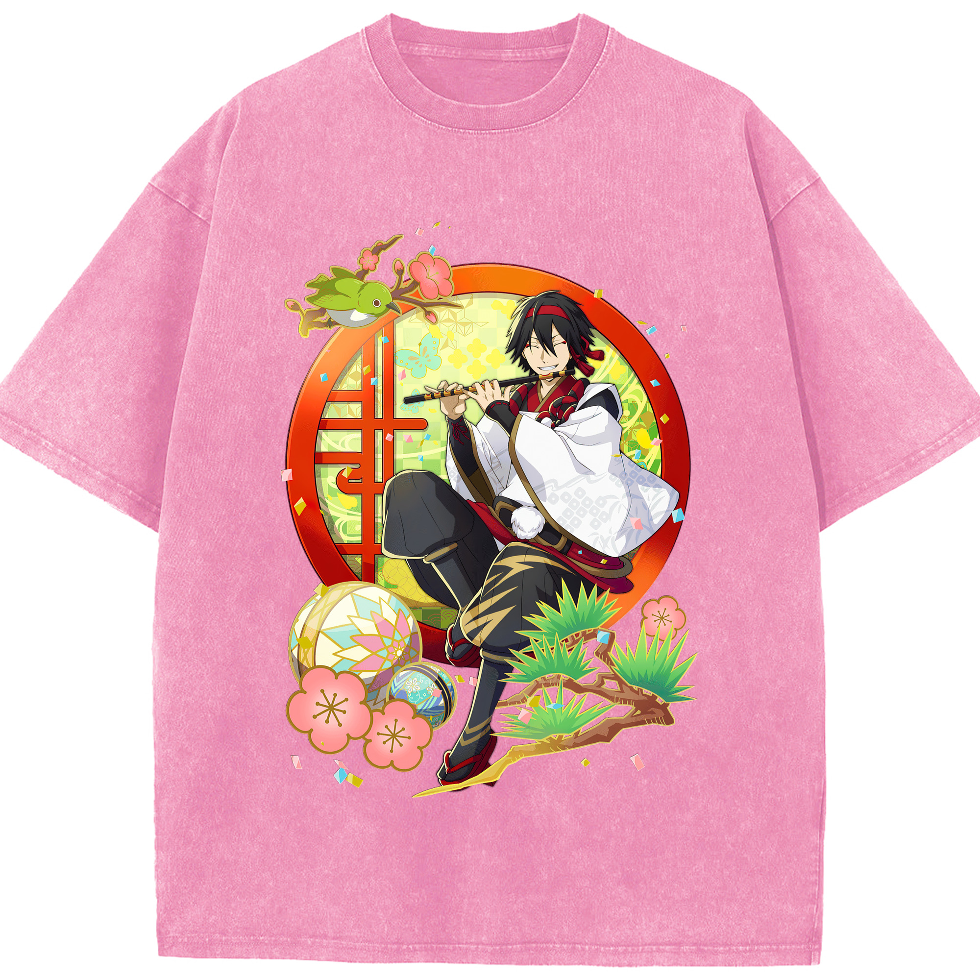 （画像用） 文豪ストレイドッグス Bungo Stray Dogs 綿100% ヴィンテージ風 半袖Tシャツ（フロントプリント）